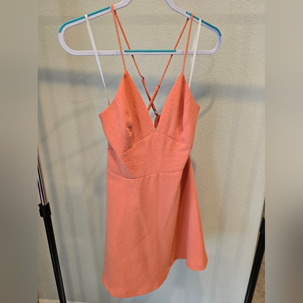Peach Size 10 BCBGeneration Cocktail Dress